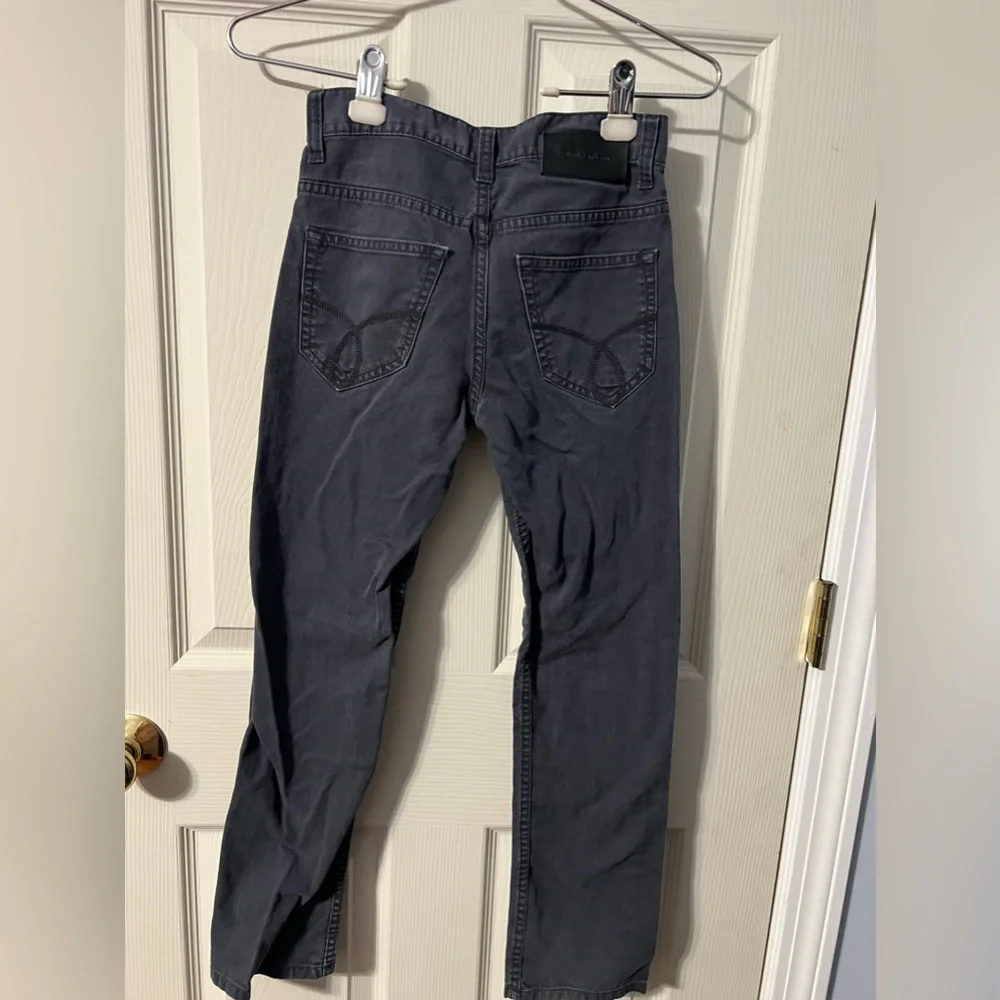 Boys Calvin Klein dark gray Skinny Jeans size 10
